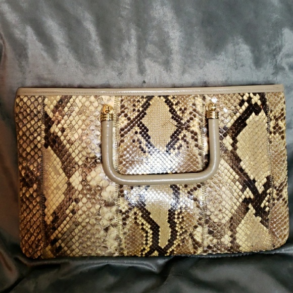 Vintage Python/ Snakeskin Handbag - Picture 3 of 4